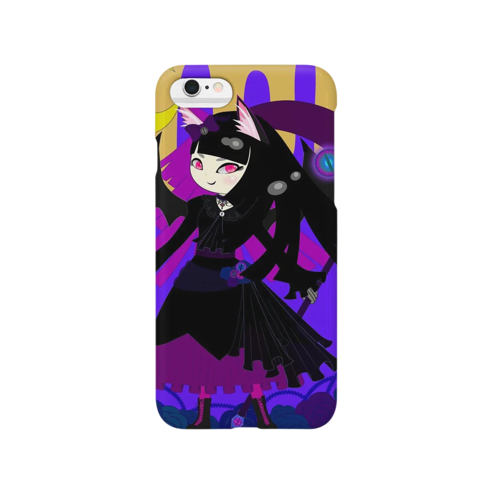 pinkpaletteの魔法使いヤミネコチャン Smartphone Case