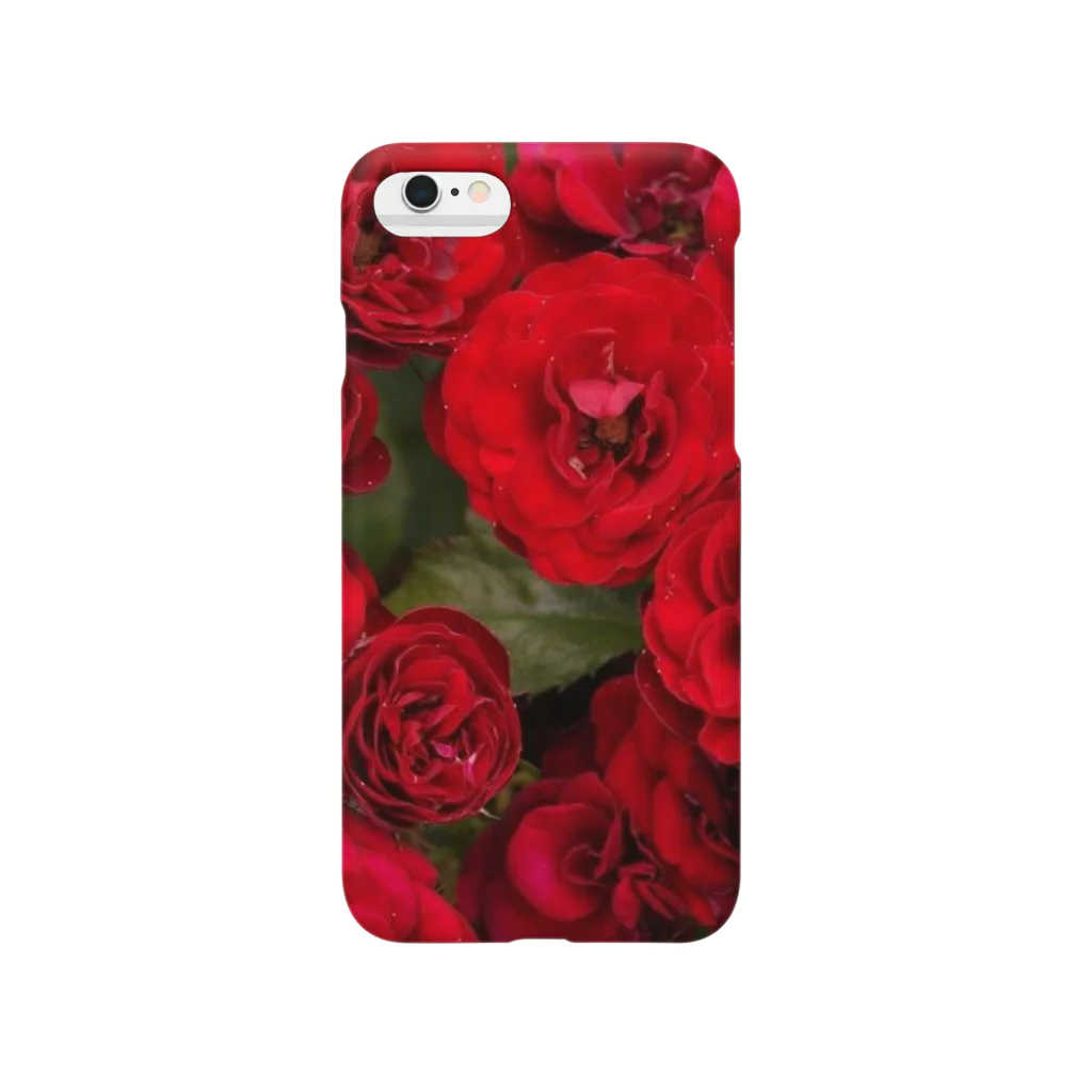 きみと仲良くなりたいの赤い薔薇 Smartphone Case