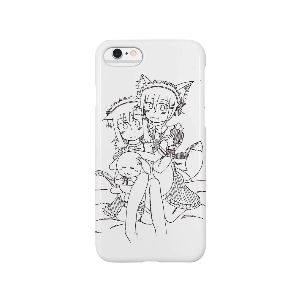 三木沙苗の獣妹達(苺花×神子) Smartphone Case