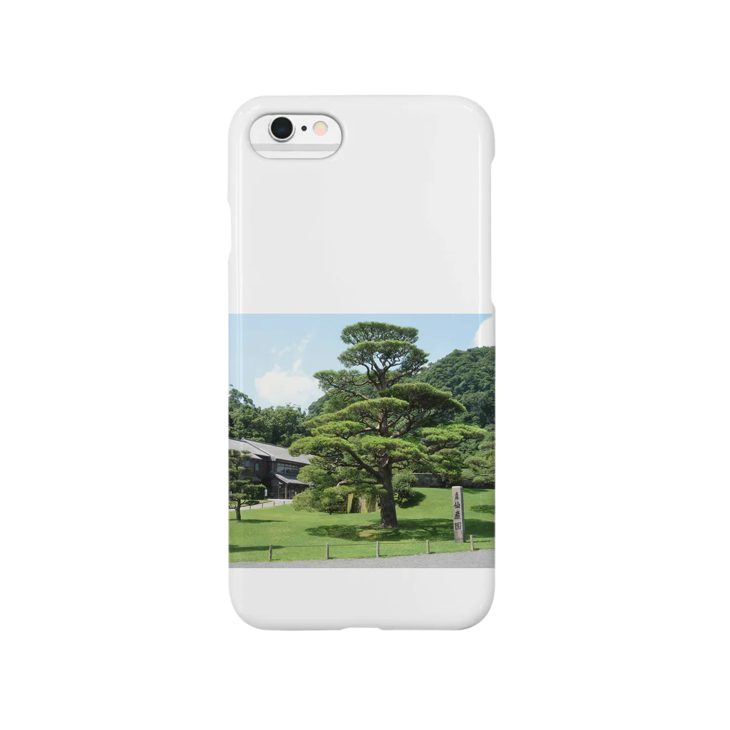 吉原教室の仙巌園の松 Smartphone Case