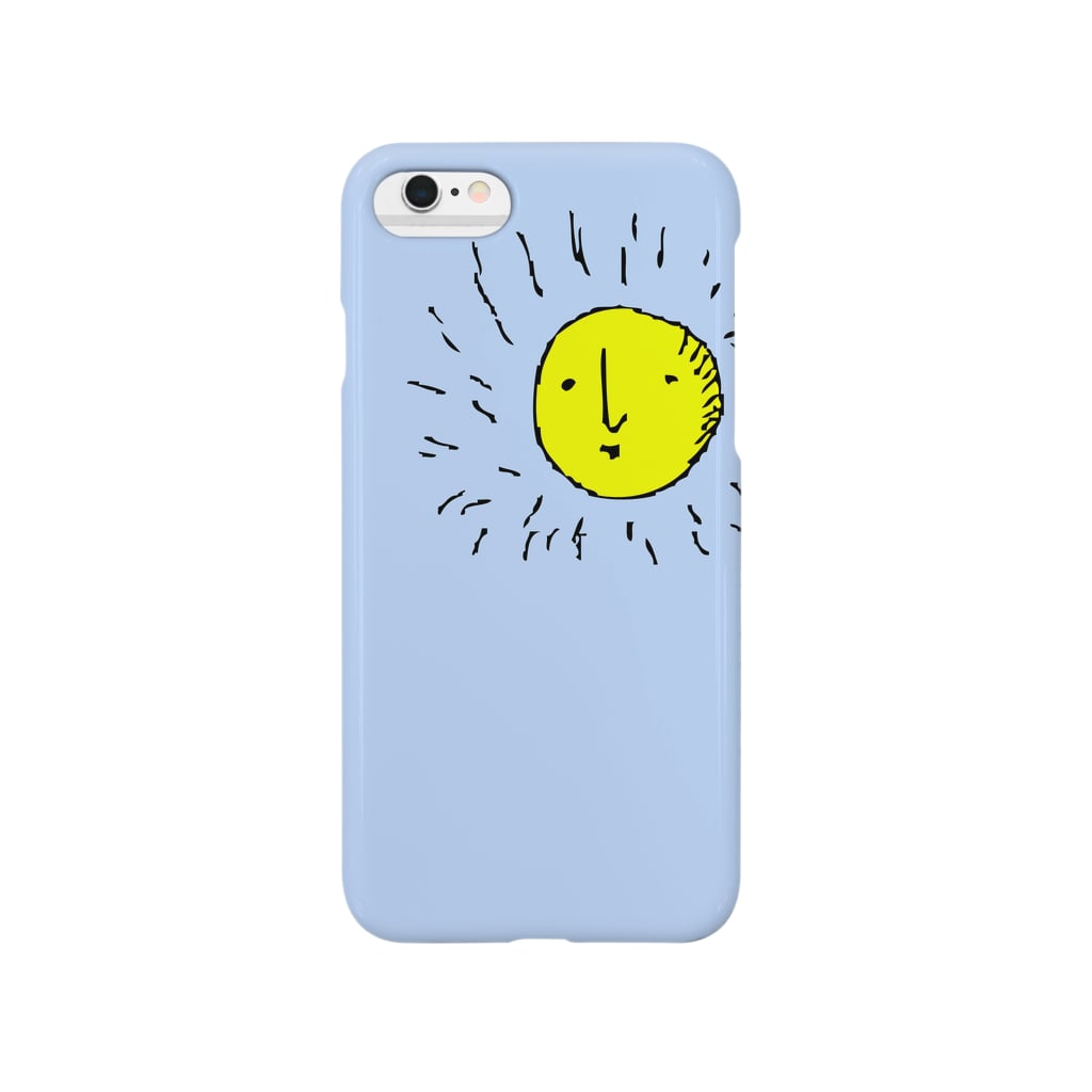 あひるこのブルーの太陽さん Smartphone Case