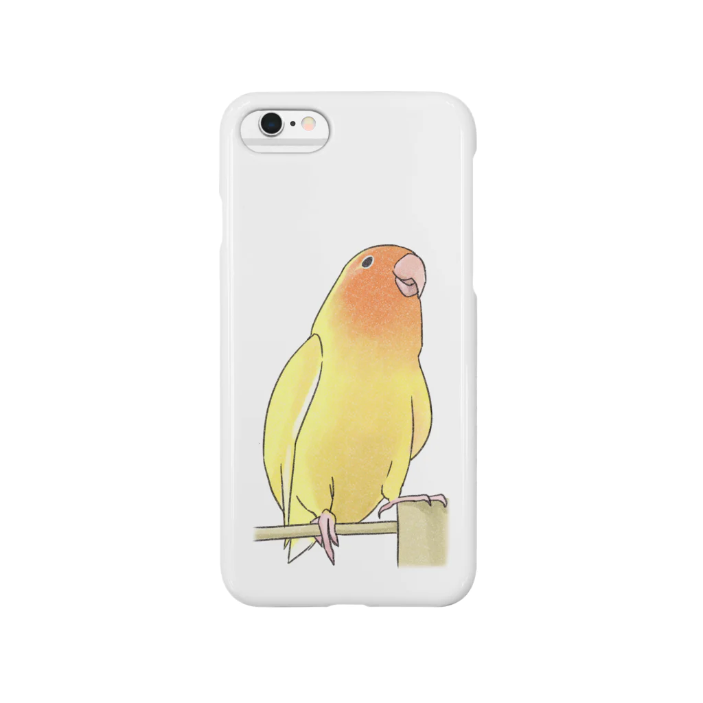 まめるりはことりの得意げ可愛い　コザクラインコちゃん【まめるりはことり】 Smartphone Case