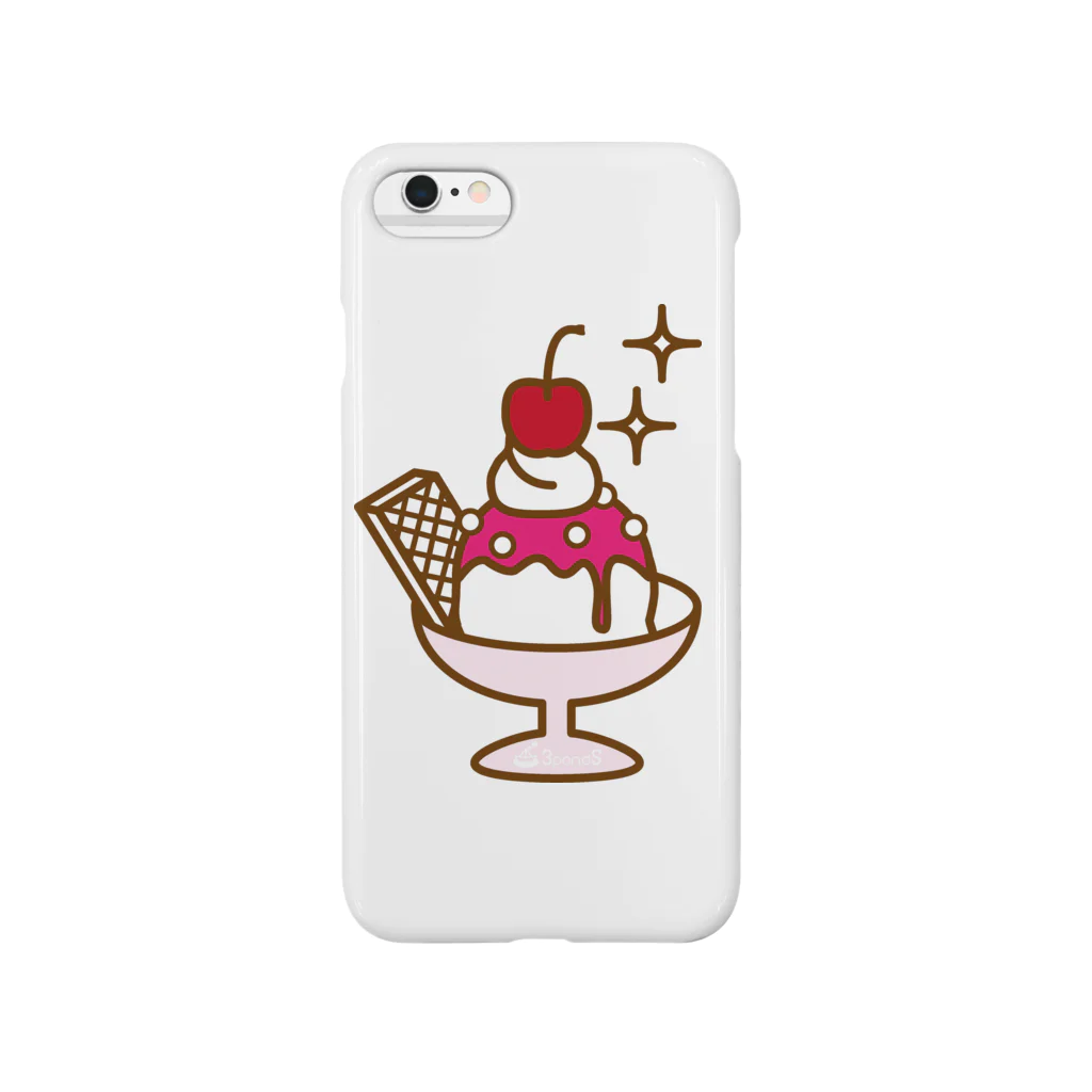 3pondSのstrawberry ice Smartphone Case