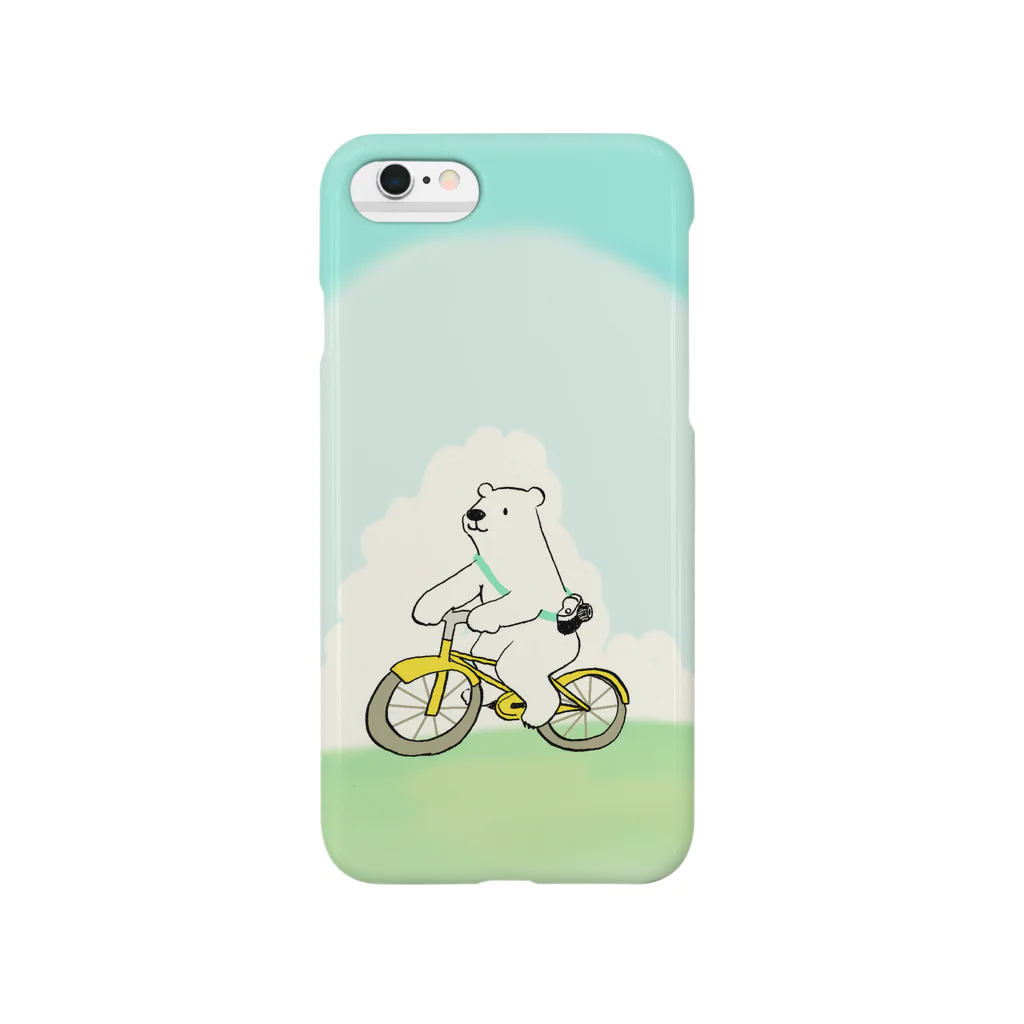 たくましろのしろくまとちゃりんこ Smartphone Case