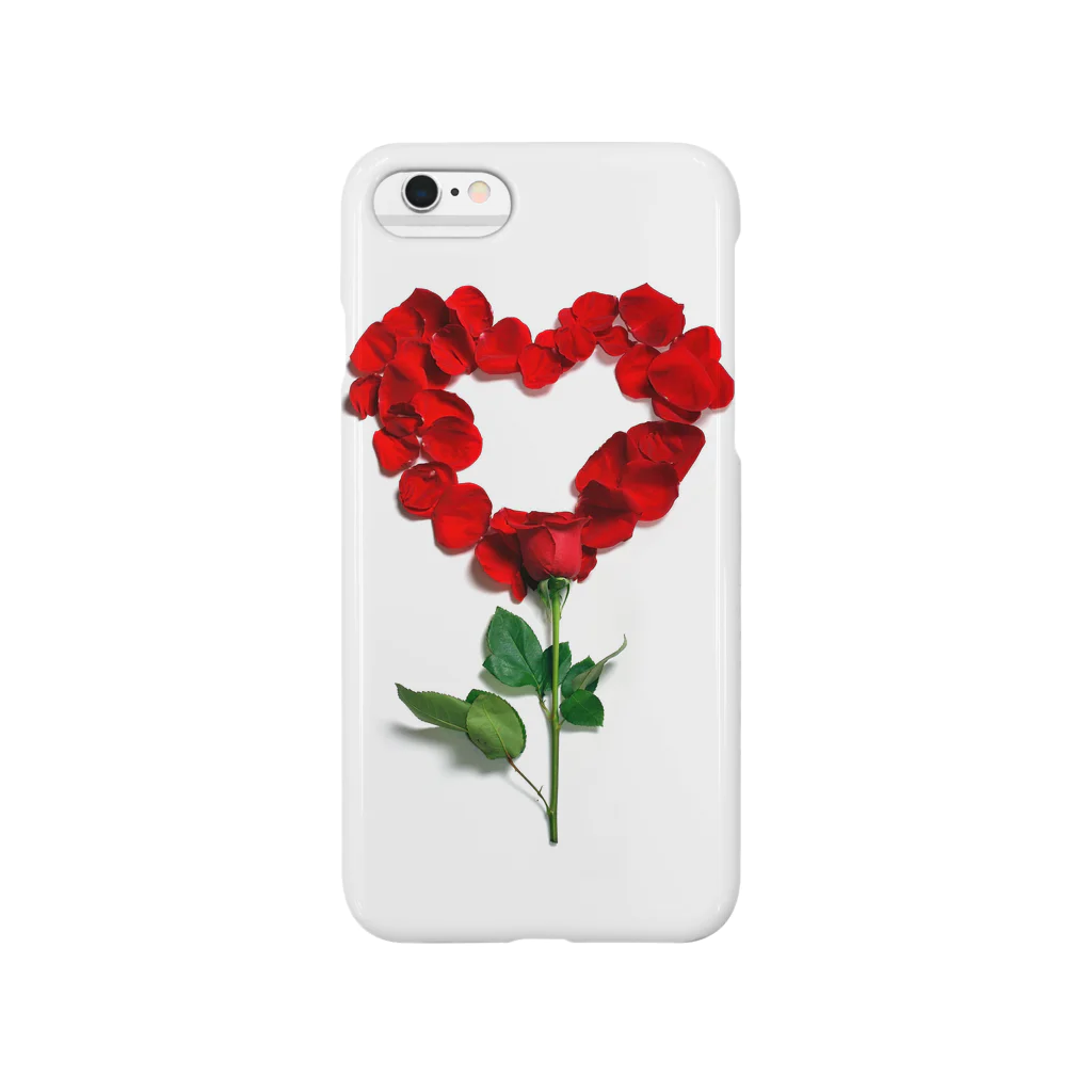 tak8455のHeart of rose Smartphone Case