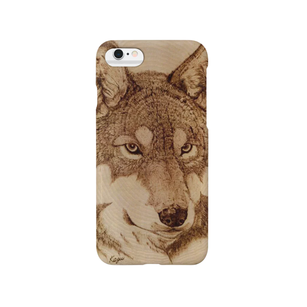 nature boxのWolf Face Smartphone Case