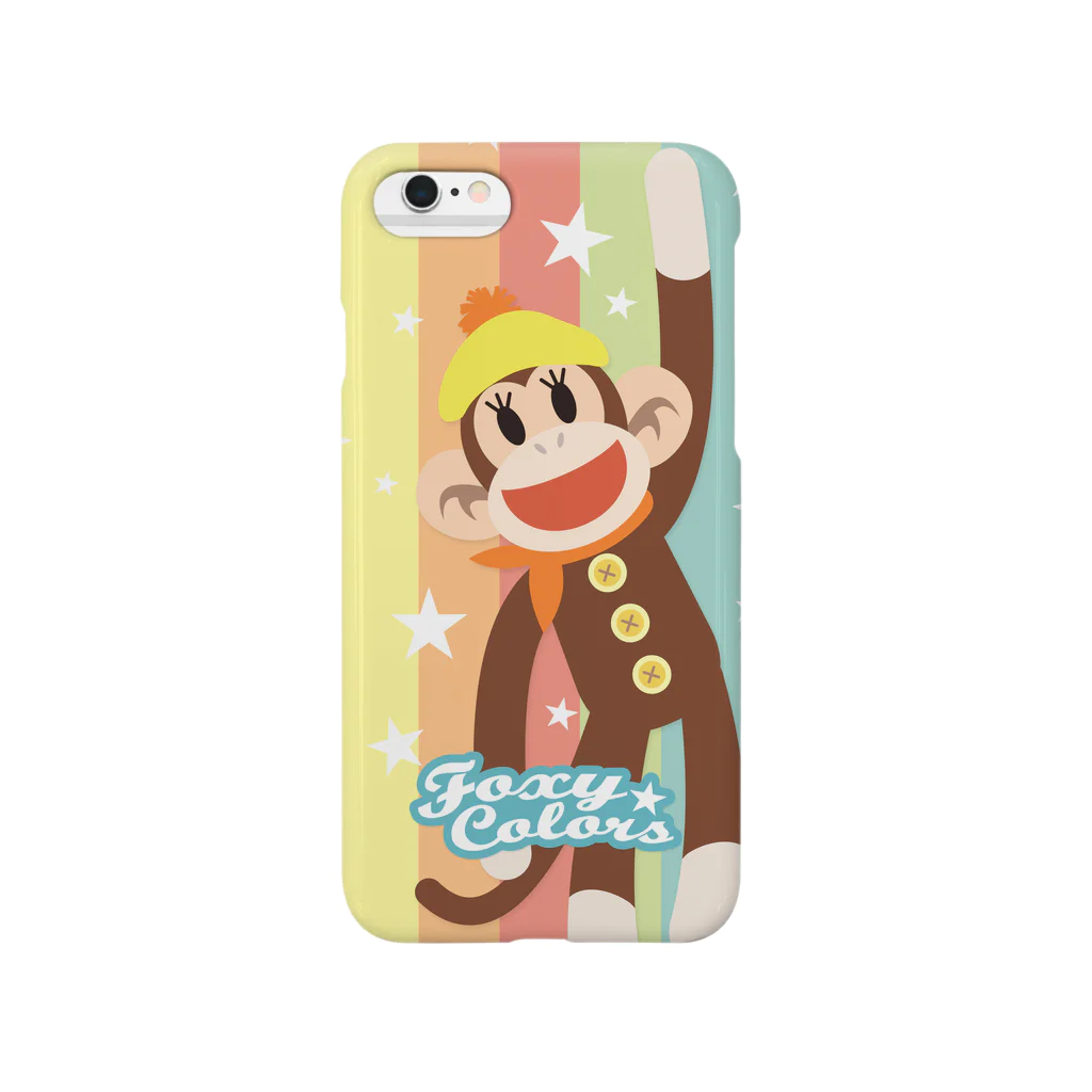 FOXY COLORSのソックモンキー・レトロポップ Smartphone Case