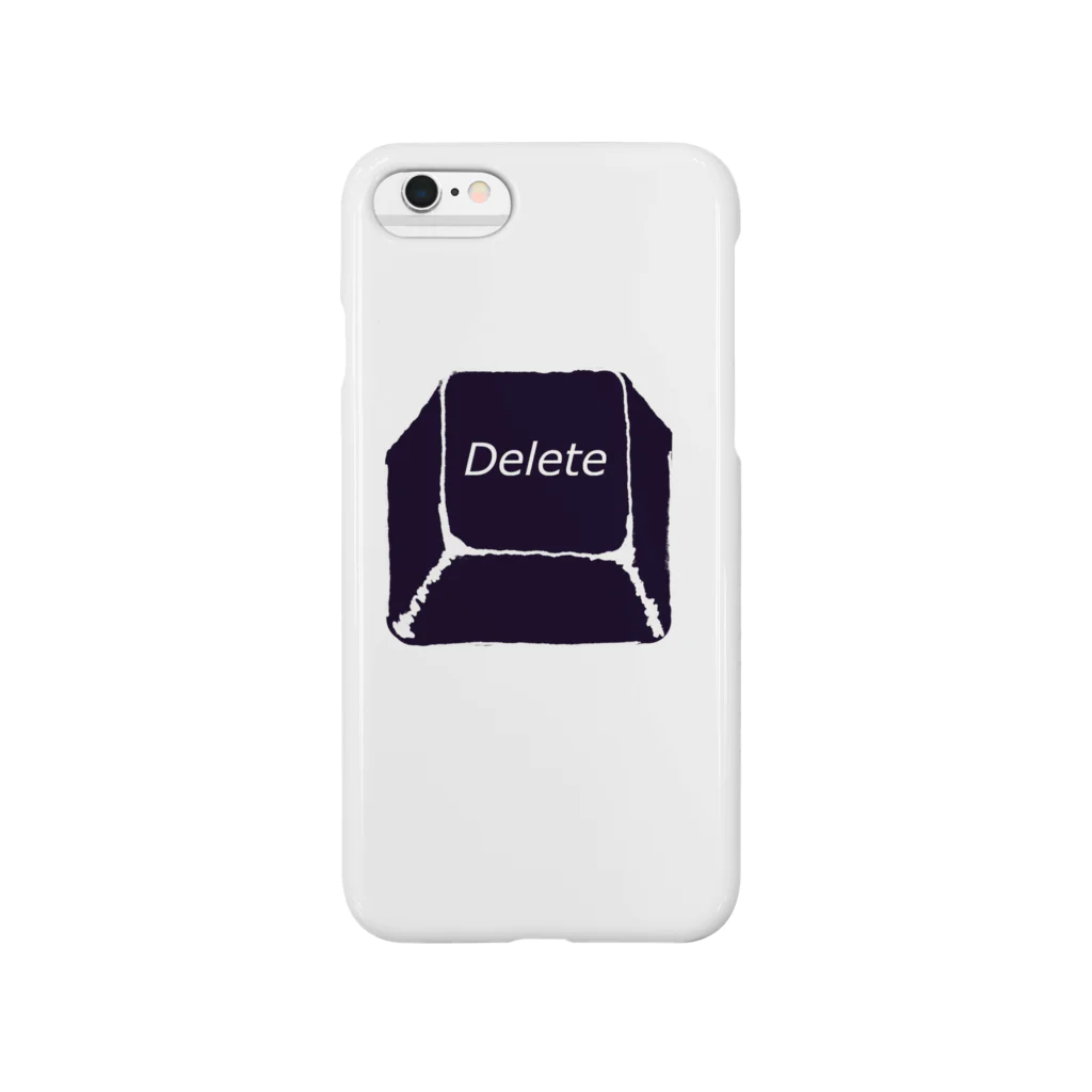 NIKORASU GOのユーモアデザイン「DELETE」 Smartphone Case