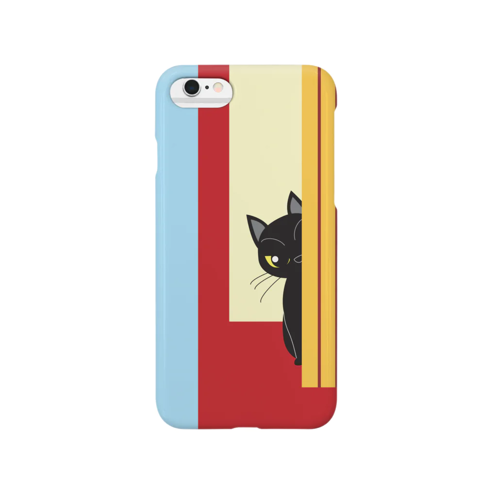 Tar-zansuのチラッと黒猫 Smartphone Case