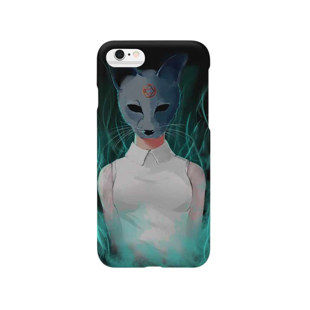 punkish ## codeの人外美猫 Smartphone Case