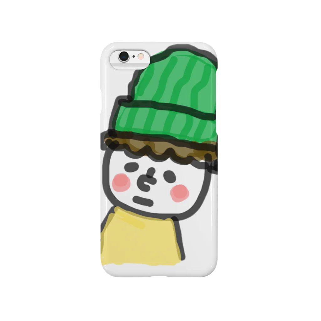 maniiiiの顔の白い小さき人 Smartphone Case