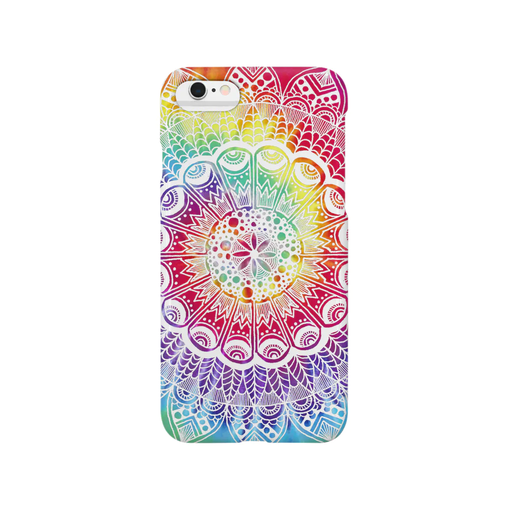 GEBC craftのtie-die mandala スマホケース