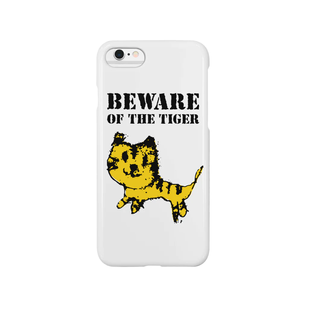 アヒルカフェのBEWARE OF THE TIGER Smartphone Case