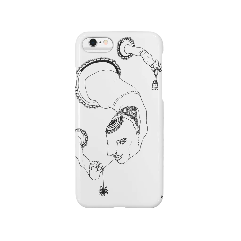 林派アート専門店のペン画シリーズ*010 Smartphone Case