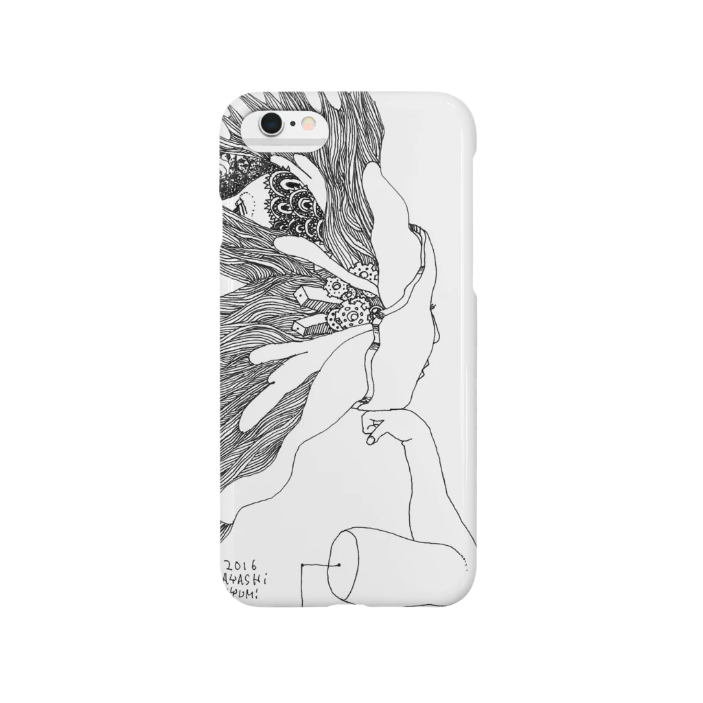 林派アート専門店のペン画シリーズ*020 Smartphone Case