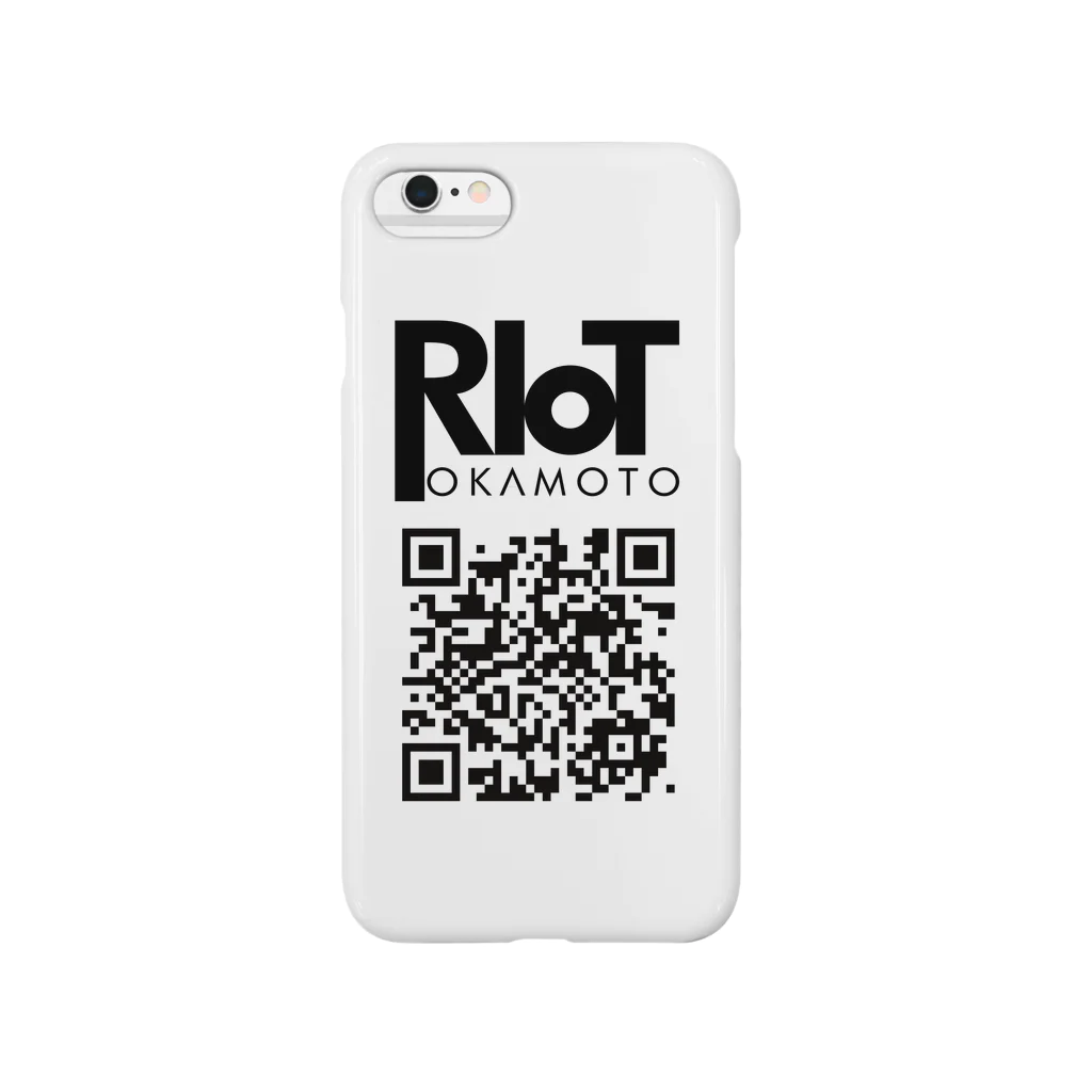 Riot岡本公式ストアのアーティストロゴ＆QRコード Smartphone Case