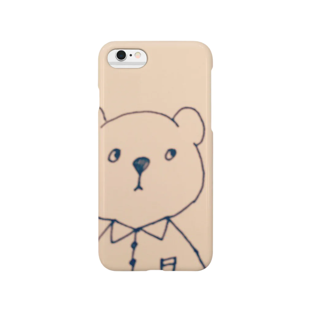 もやのくまのiPhoneケース Smartphone Case