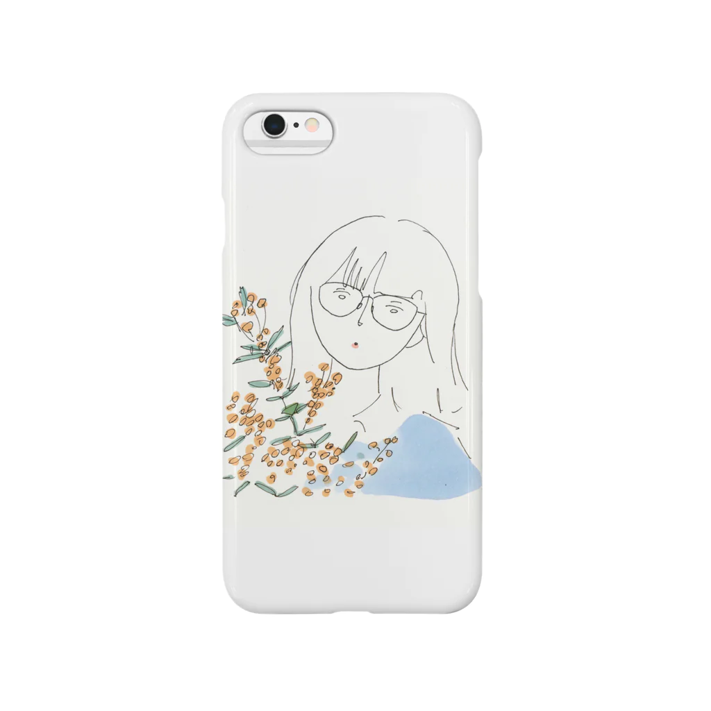 ちあきの花を持つ人 Smartphone Case