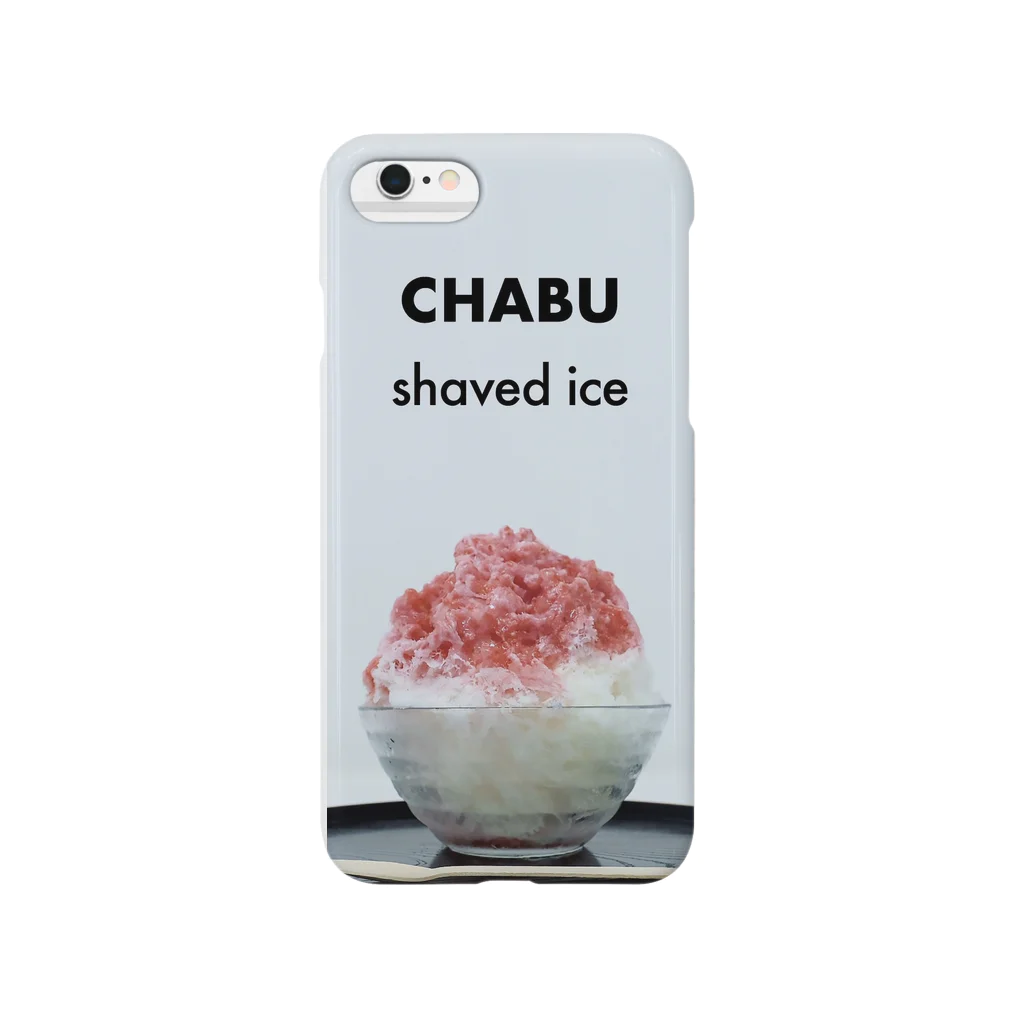 駄菓子屋カフェCHABUのCHABU shaved ice スマホケース