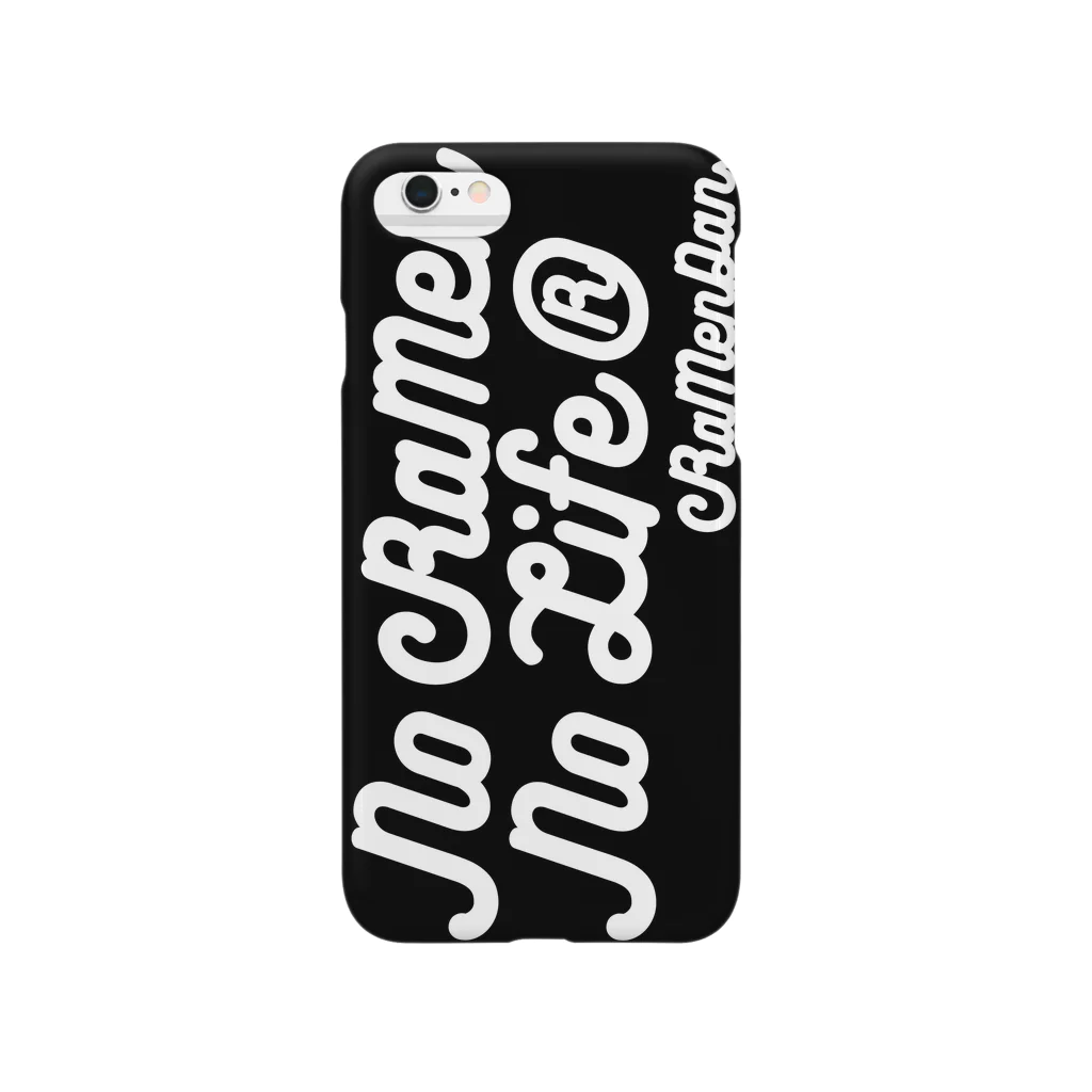 ラーメン団のNo RaMen No LiFe 黒 Smartphone Case