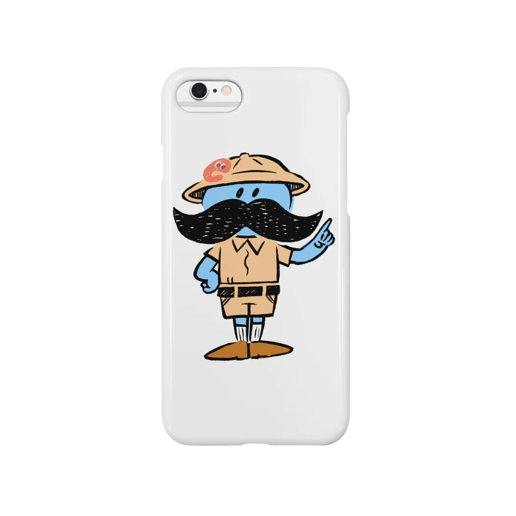 ジモコロショップのジモコロのキャラクター「ジモコロ博士」 Smartphone Case