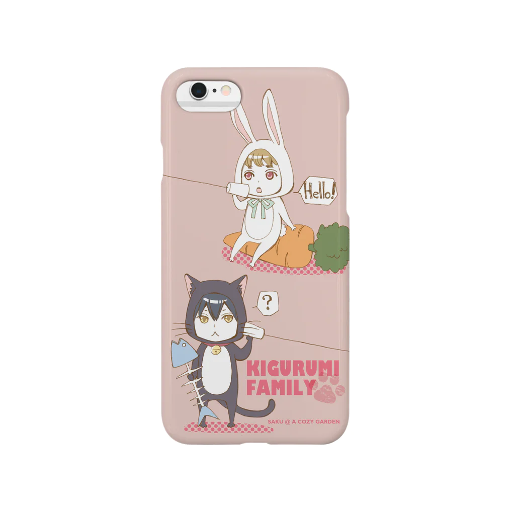 A Cozy Gardenの着ぐるみ一門の野望スマホケース（ピンク） Smartphone Case