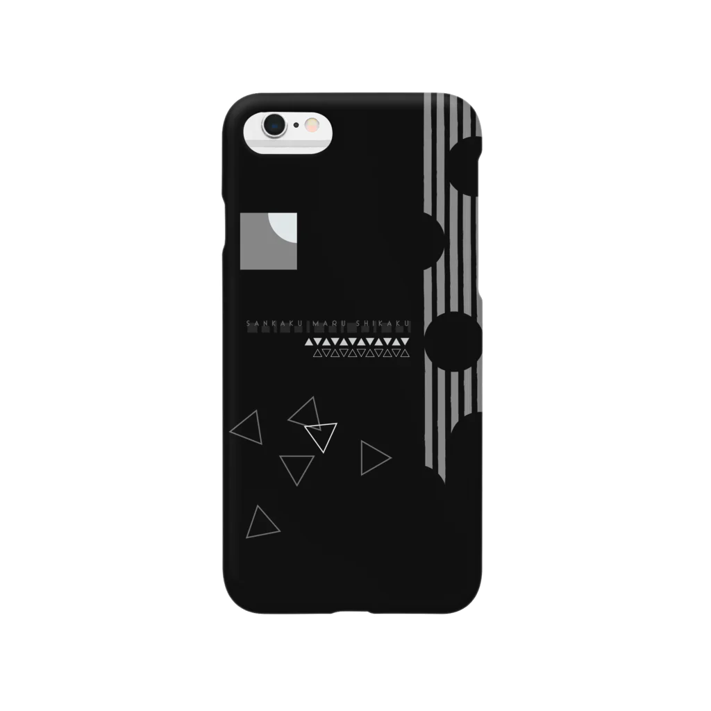 ChoMiの△◯□（ブラック） Smartphone Case