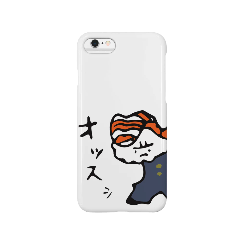 白いくつのオッスシ（大） Smartphone Case