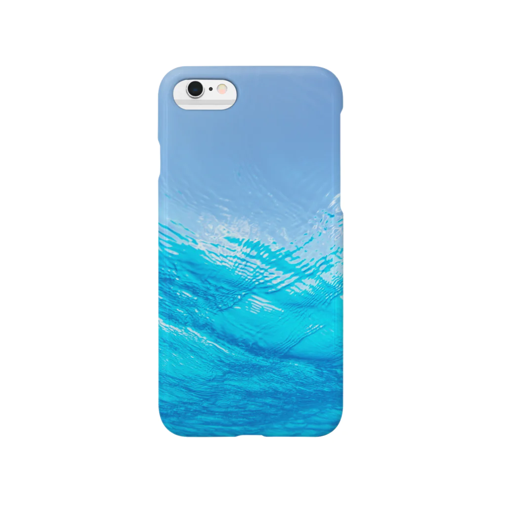 Island escape. のin water. Smartphone Case