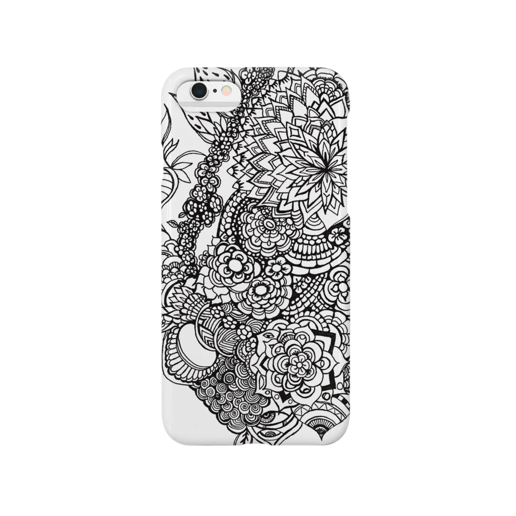 ショボングルのpsychedelic flower スマホケース