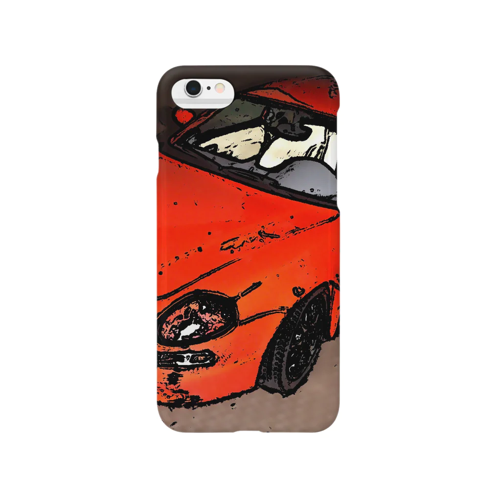 saeba1の赤いスポーツカー Smartphone Case