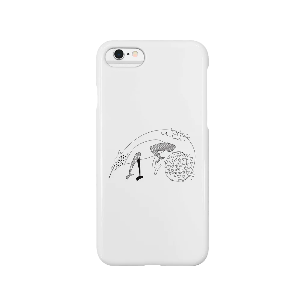 tii pyrstöのchameleon Smartphone Case