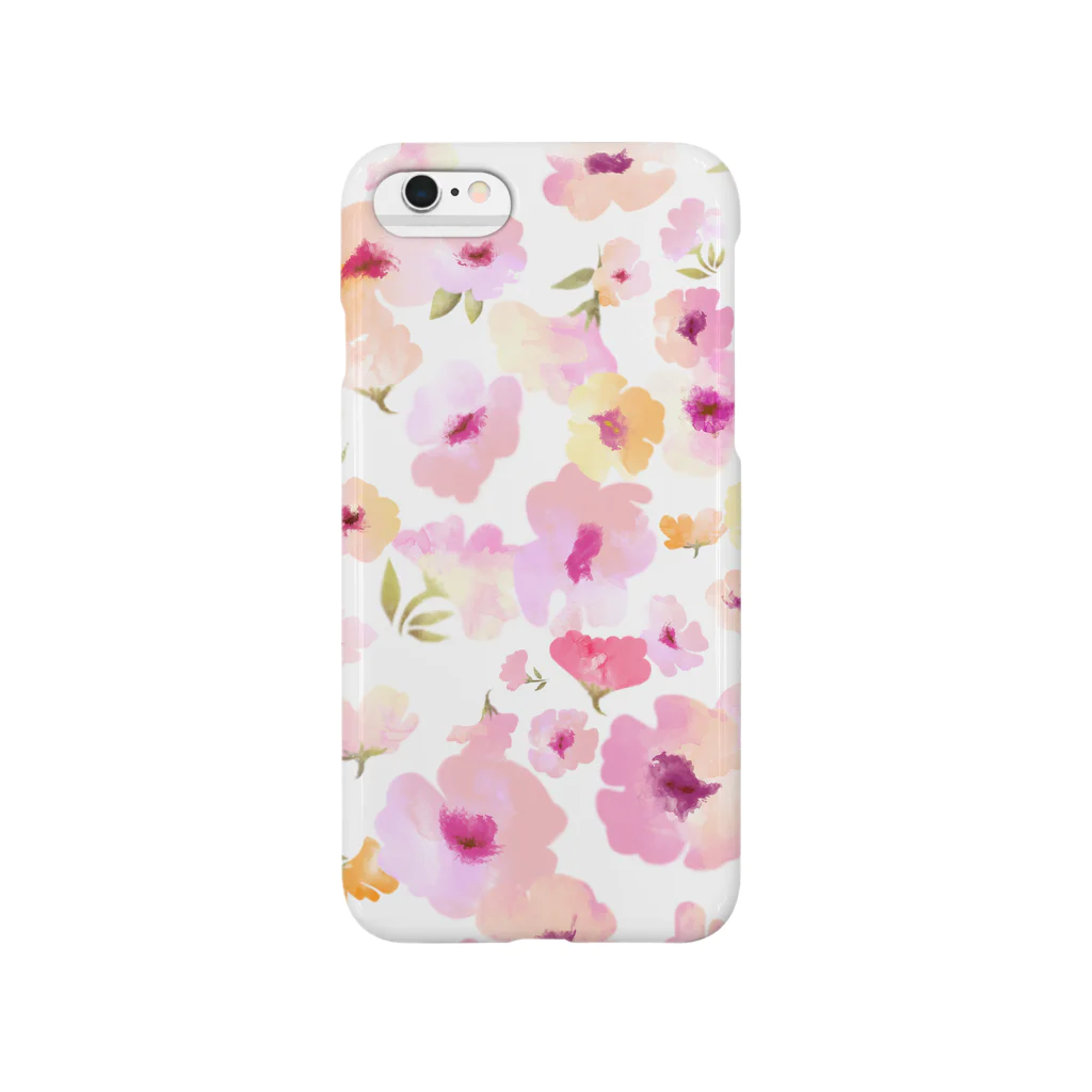 VICTORIA DesignのLADY FLOWER PASTEL スマホケース