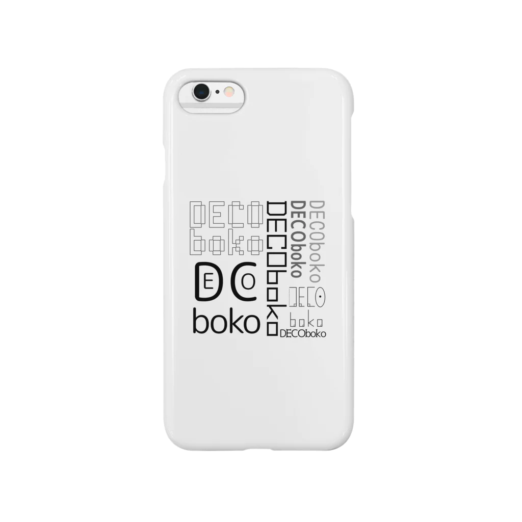まきびしのDECOboko モノクロ Smartphone Case