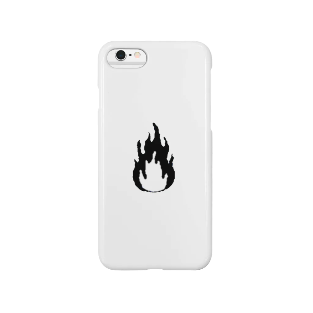 runaanurのBlack FIRE Smartphone Case