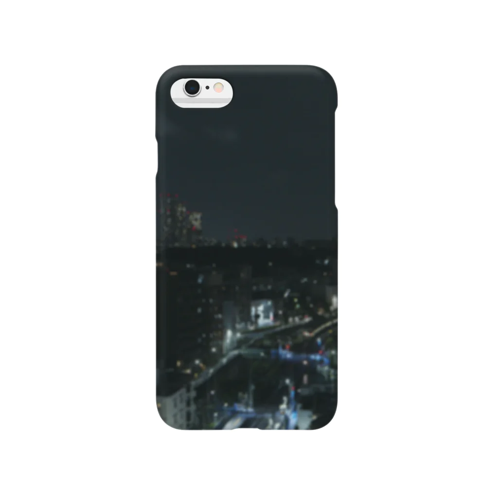 TENRIVERS_FILM　応援グッズのTENRIVER_FILM　応援グッズ　夜の街　背面プリント　前面ロゴ Smartphone Case