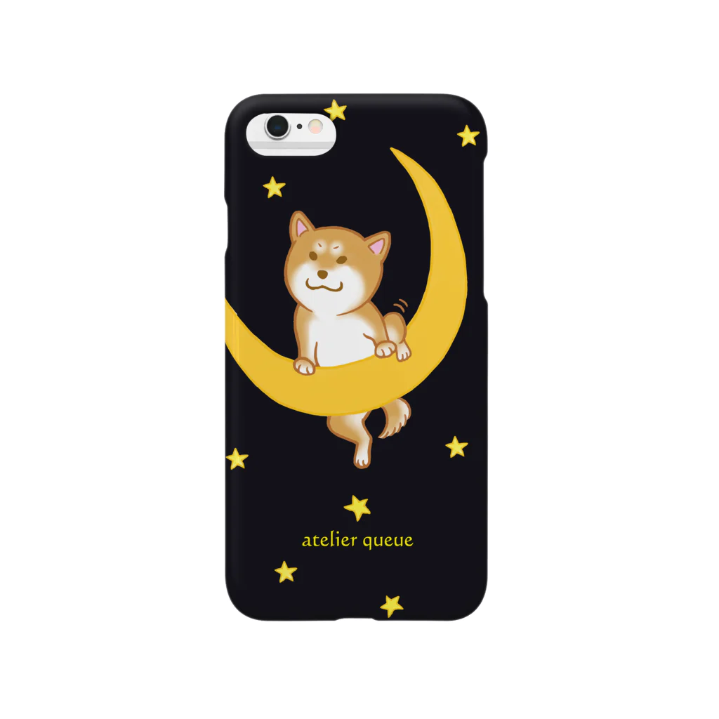 Atelier-Queueの月と柴犬Ⅱ Smartphone Case