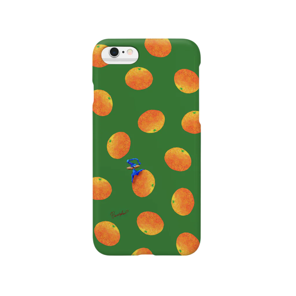 BenizakeのFruit series!! -orange- green スマホケース