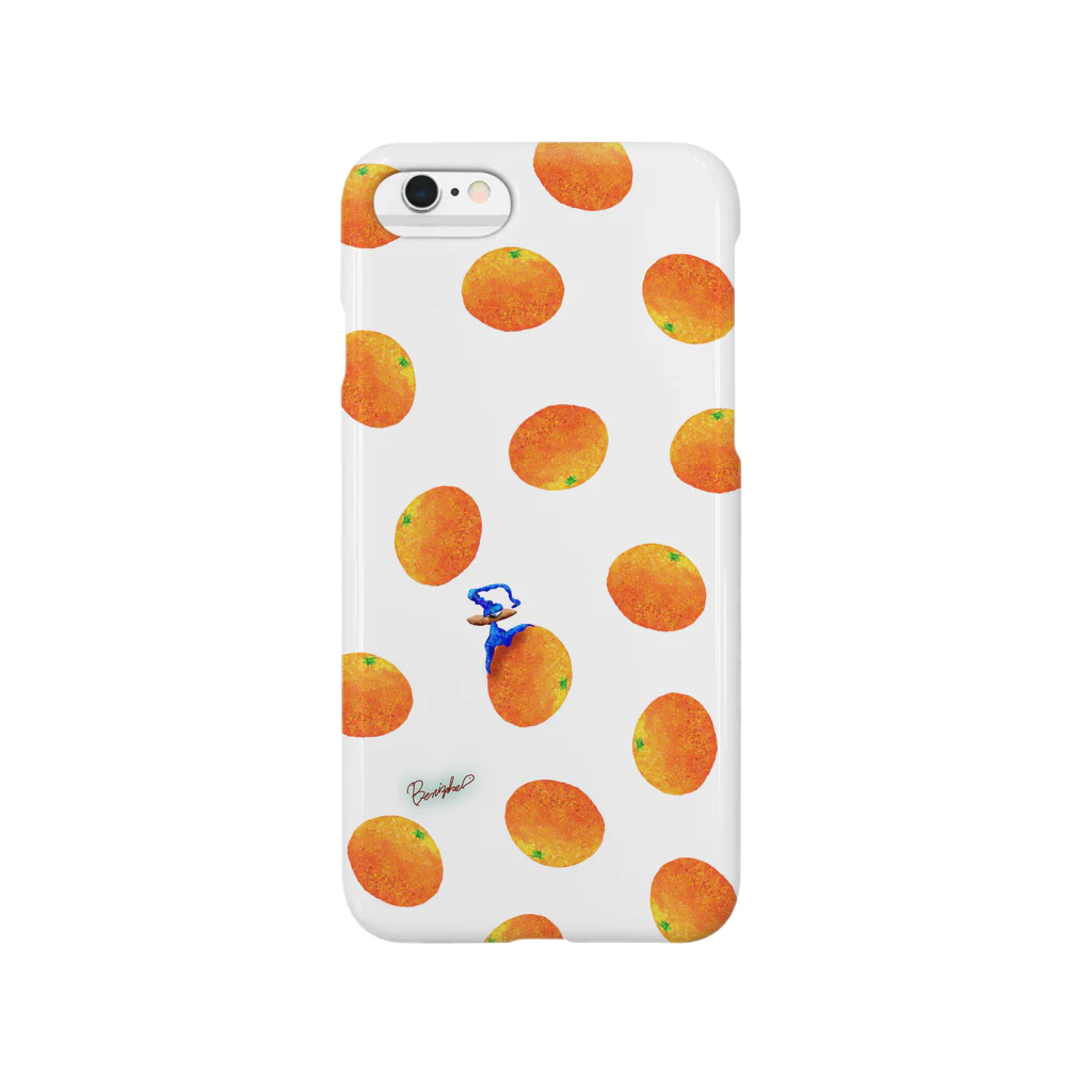 BenizakeのFruit series!! -orange- white スマホケース