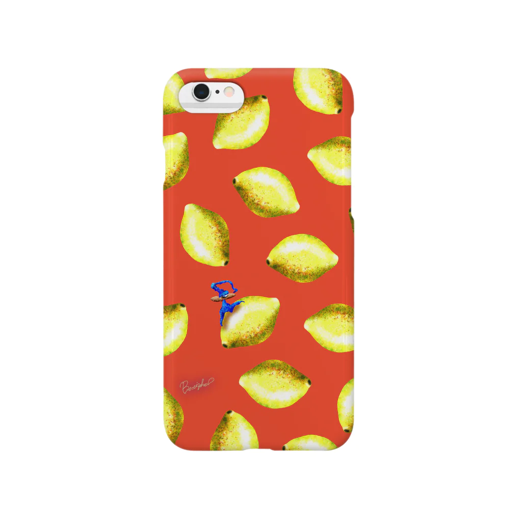 BenizakeのFruit series!! -lemon- red スマホケース