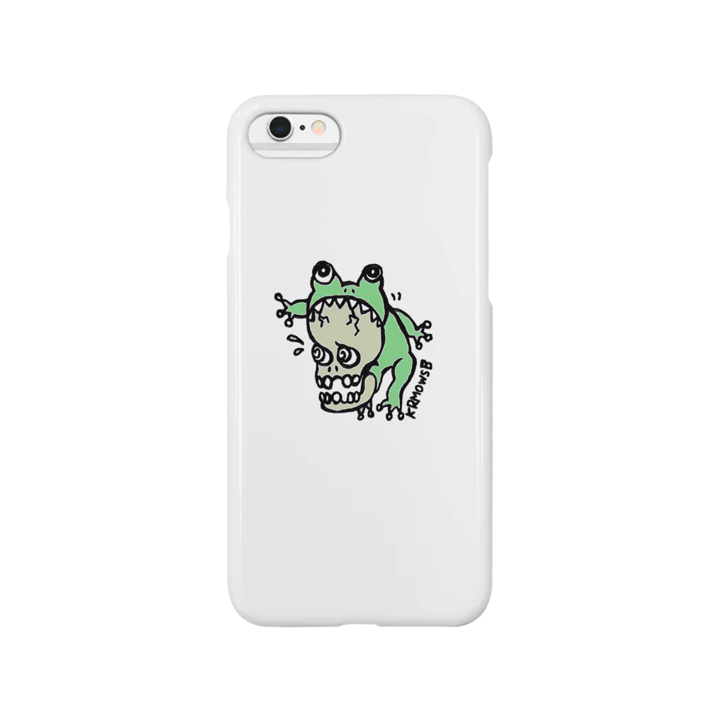 Kurumiのfrog & skull スマホケース