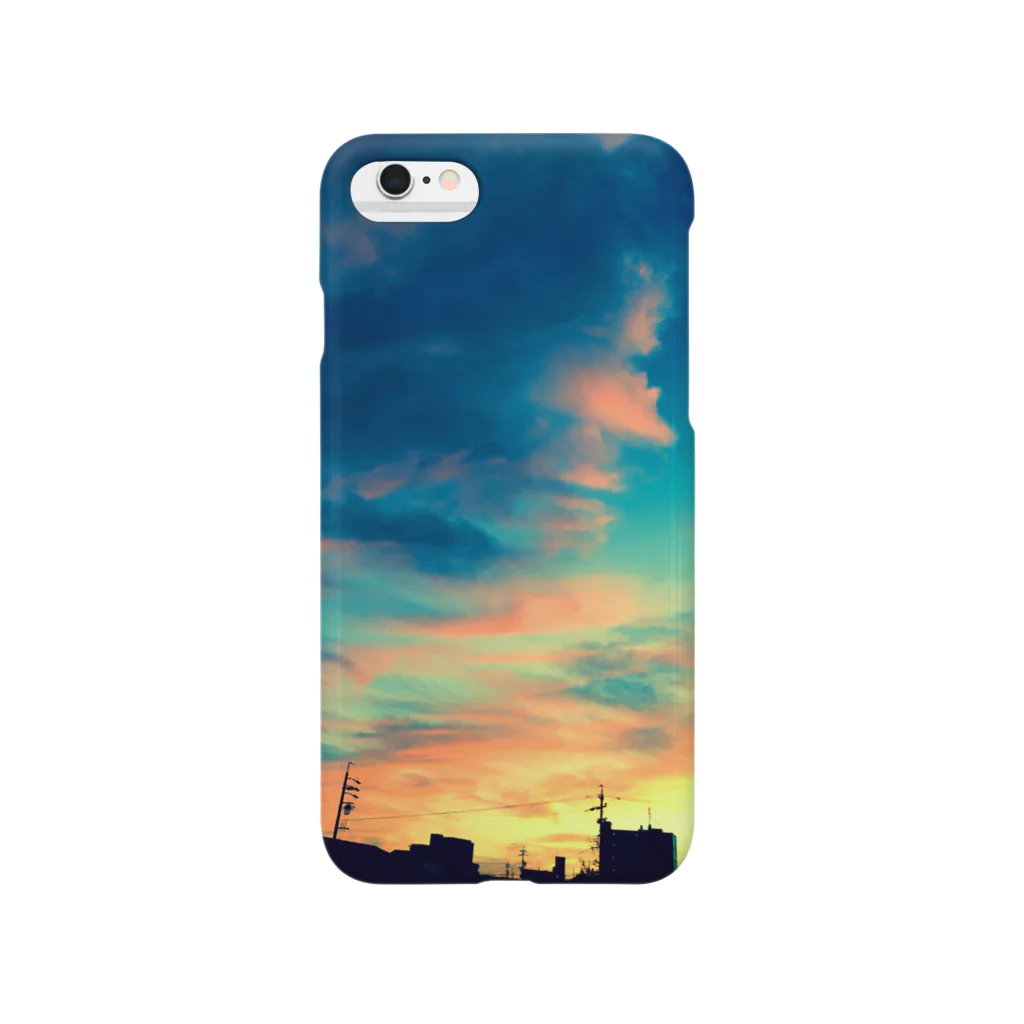 aoioriの青い夕焼け空 Smartphone Case