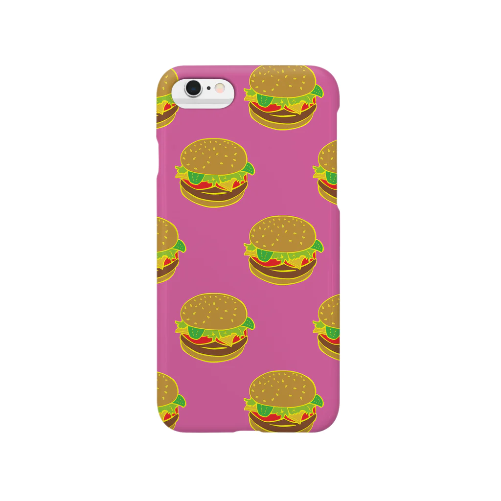 HSMT design@NO SK8iNGのJUNK FOOD IT'S MY LIFE PINK  スマホケース