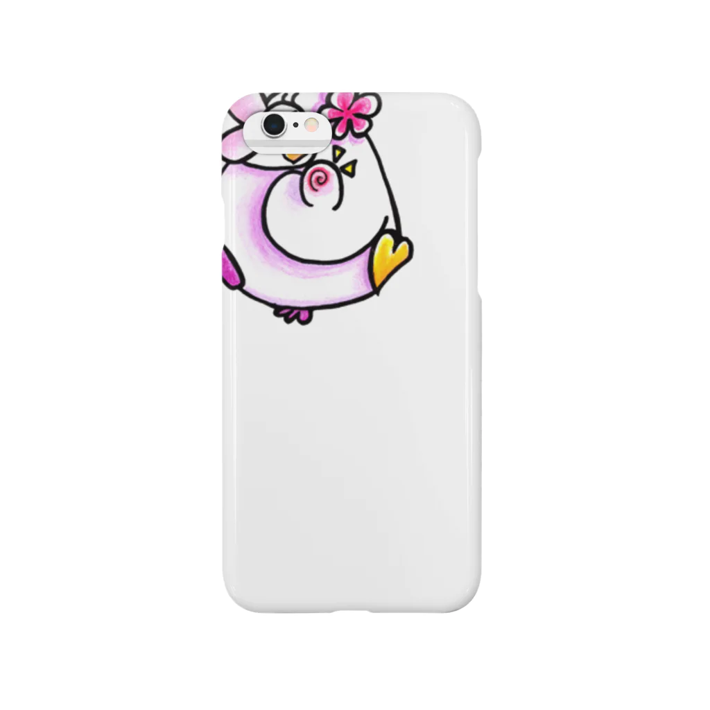 YUKARisのモモ色くちばしペンギンポニのgood! Smartphone Case