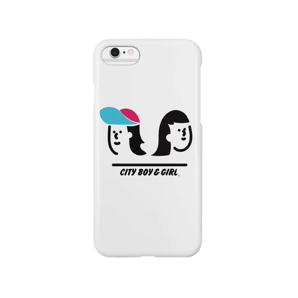 uhei art works.のCITY BOY&GIRL Smartphone Case