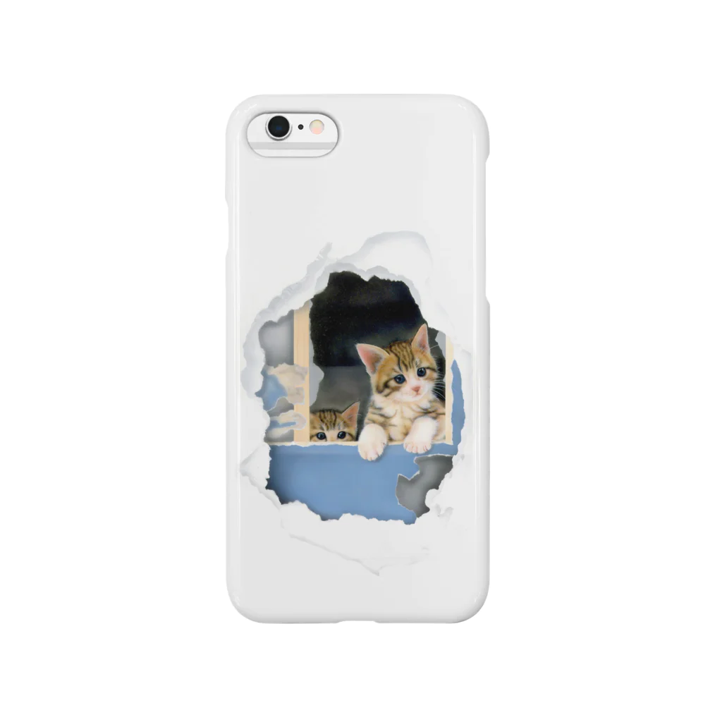 萌獣ファクトリー「純屋」の子猫 絵：SECRET BASE ～ぼくたちのひみつきち～ Smartphone Case