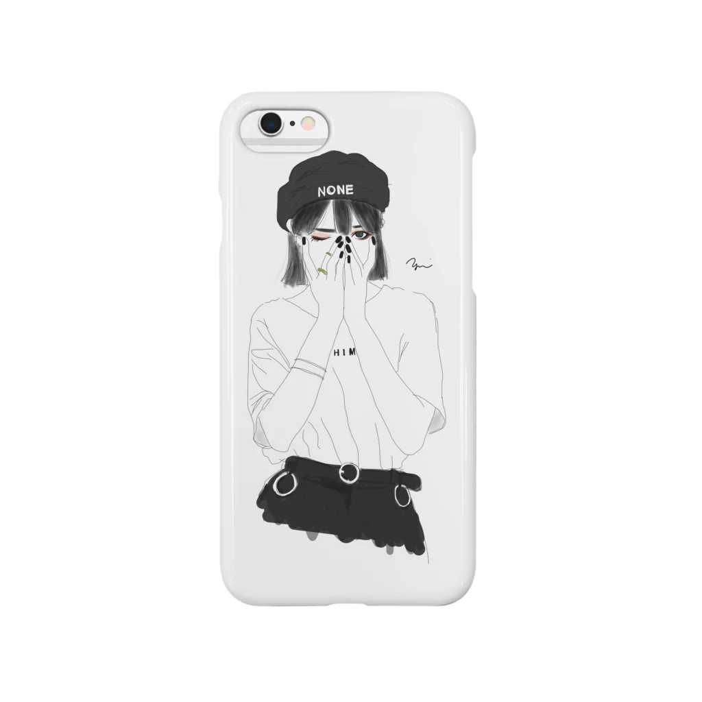 B.B’s shopのベレー帽のおんなのこ。 Smartphone Case