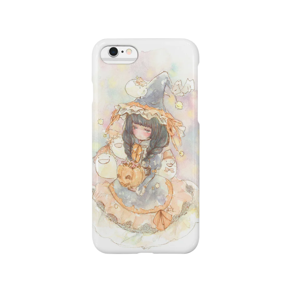 ワタリマコトのかぼちゃお化けと魔女 | Atelier*Note Smartphone Case