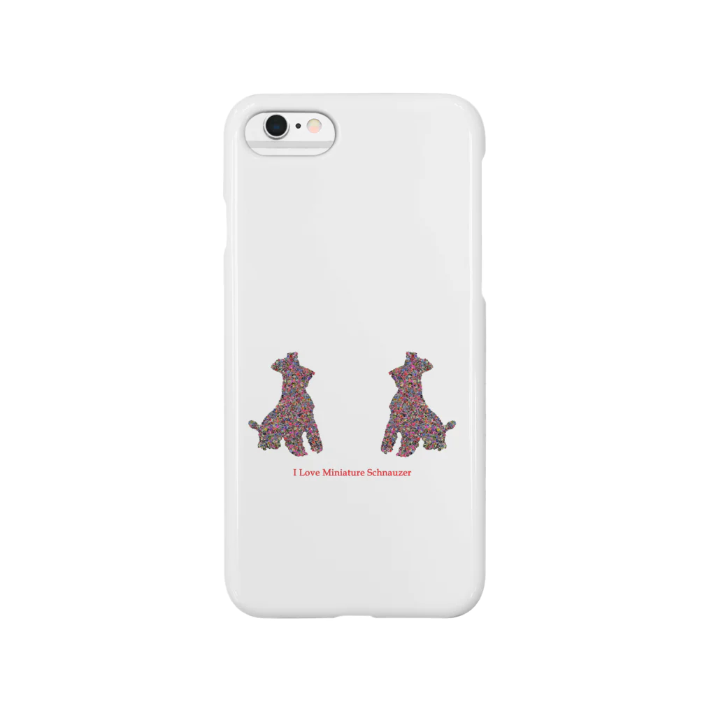 erumaのLove Miniature Schnauzer  Smartphone Case