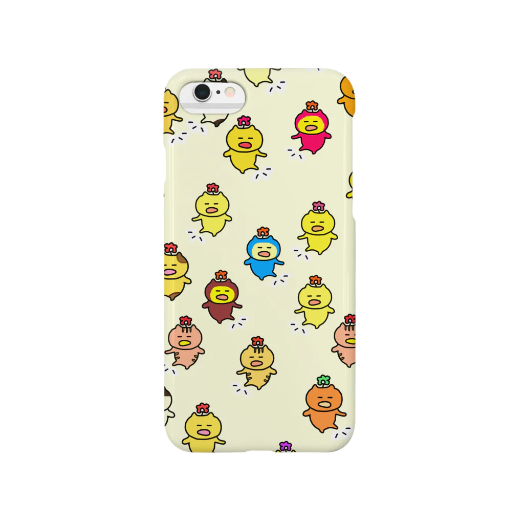 popopom777のんぱんぱダンス会場（クリーム） Smartphone Case